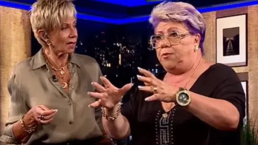 Raquel Argandoña con Patricia Maldonado