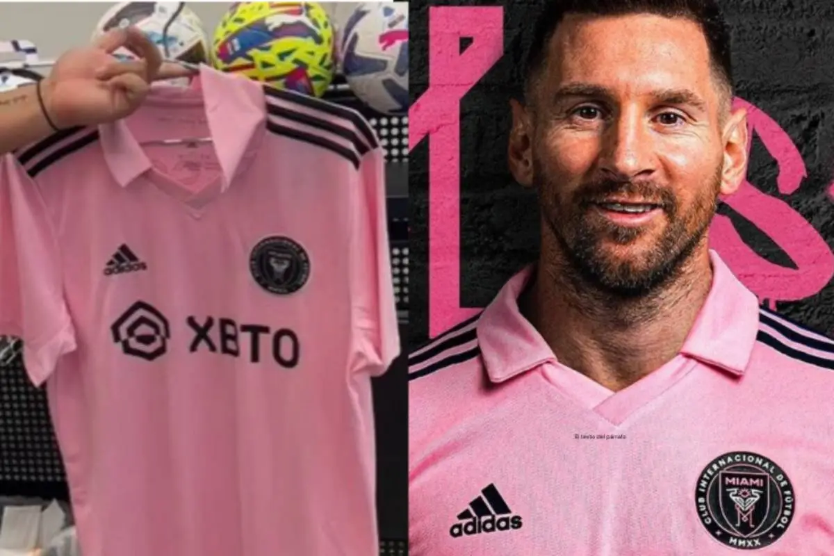 camiseta de Lio Messi del Inter de Miami que se rifará en la lucatón