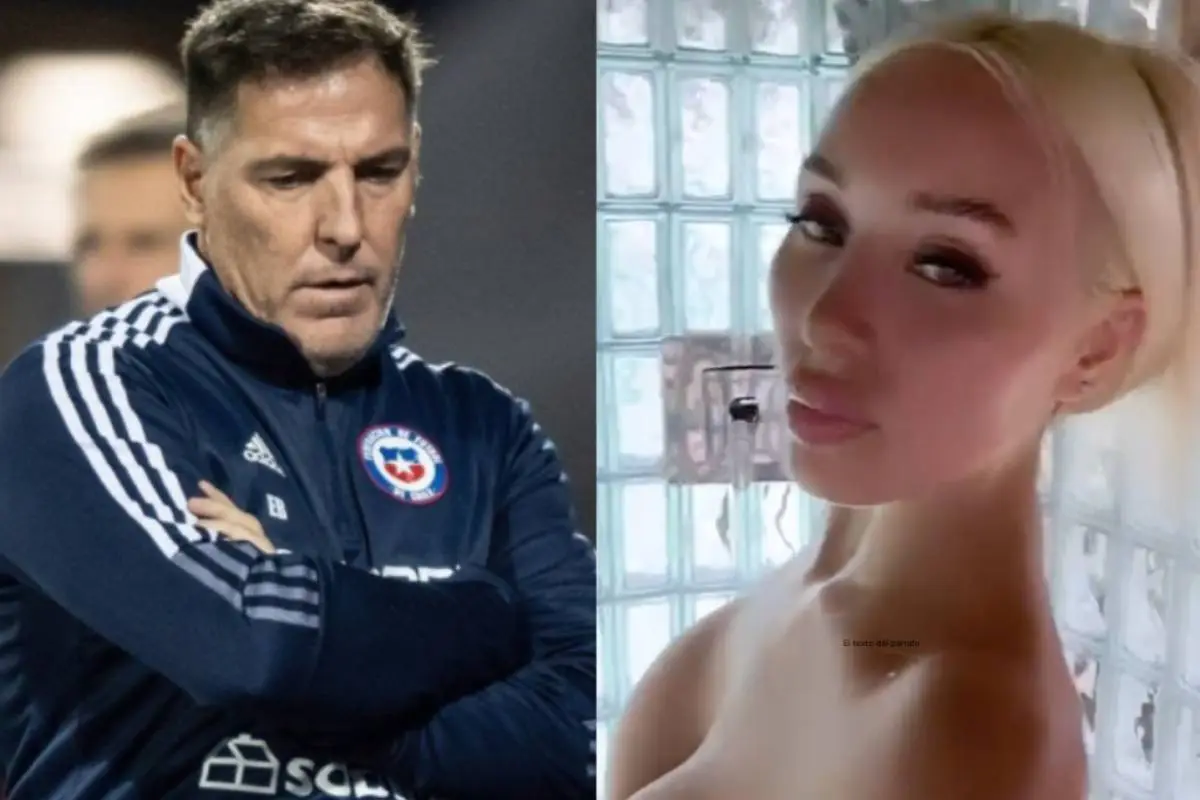 rostros de Daniella Chávez y Eduardo Berizzo