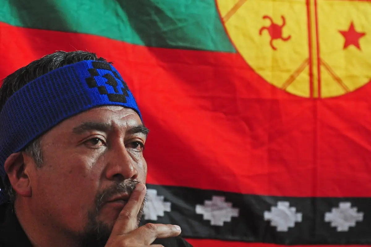 rostro de Héctor Llaitul