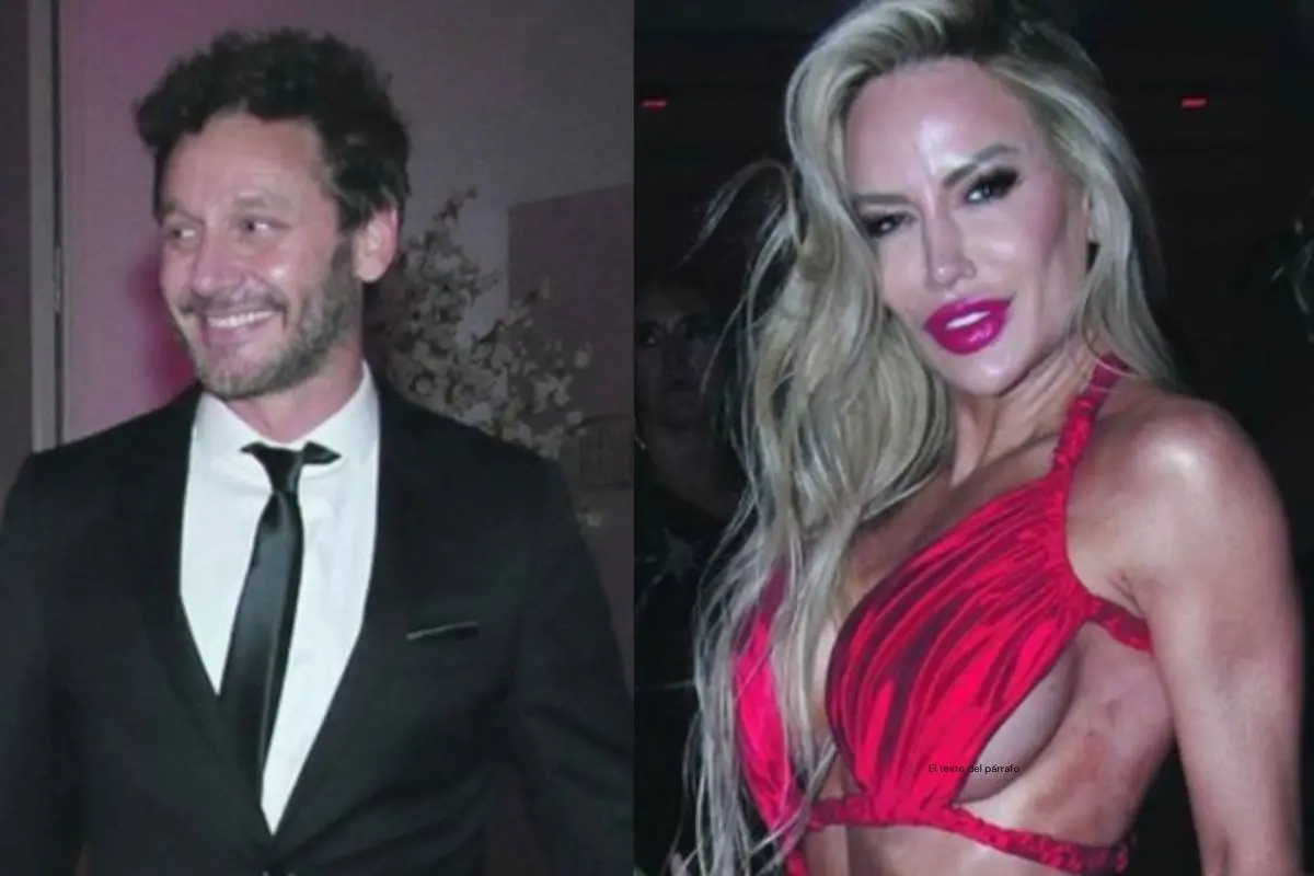 rostro de Luciana Salazar y de Benjamín Vicuña