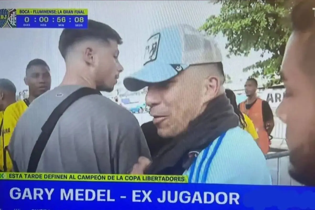 captura de pantalla de TyC sobre Gary Medel