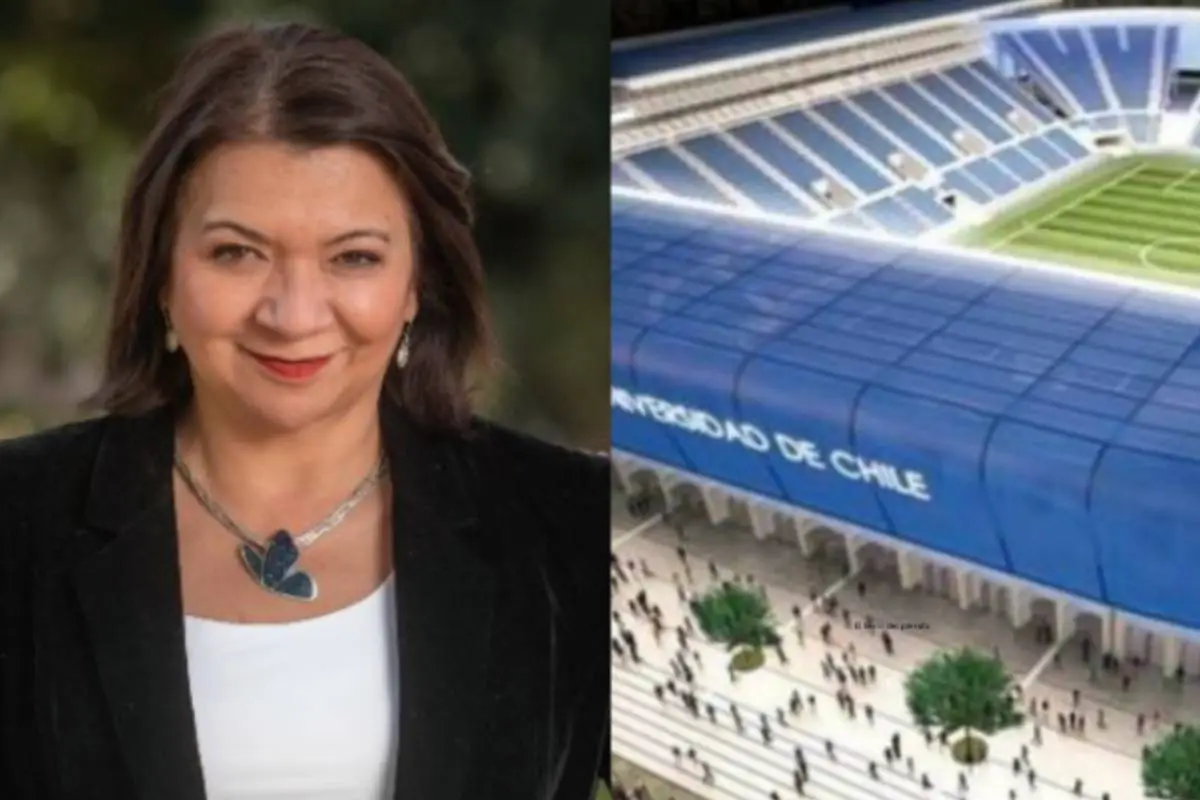 estadio de la U y alcaldesa Claudia Pizarro