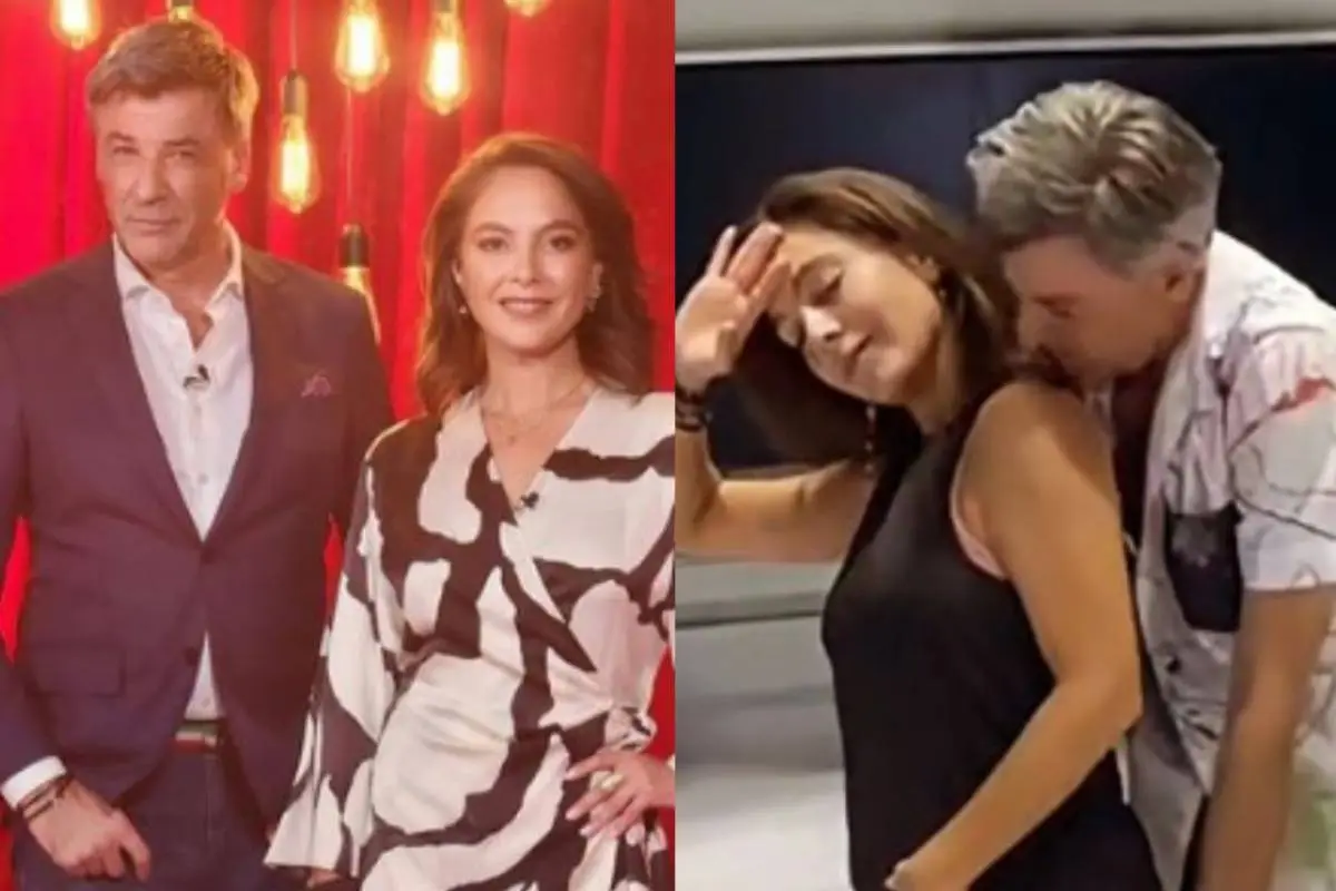 Yann Yvin y Ángeles Araya