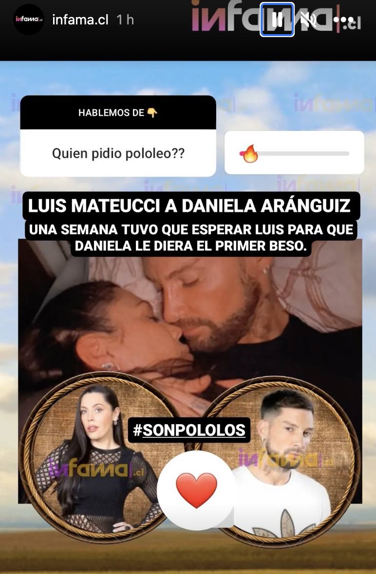 captura de historias de Instagram de Infama / 