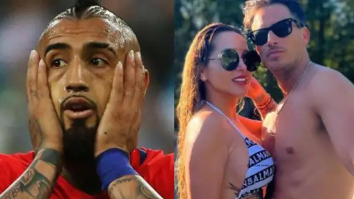 rostros de Arturo Vidal, Marité Matus y Camilo Huerta