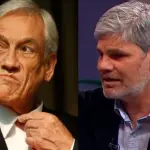 rostros de Sebastián Piñera y Juan Cristóbal Guarello