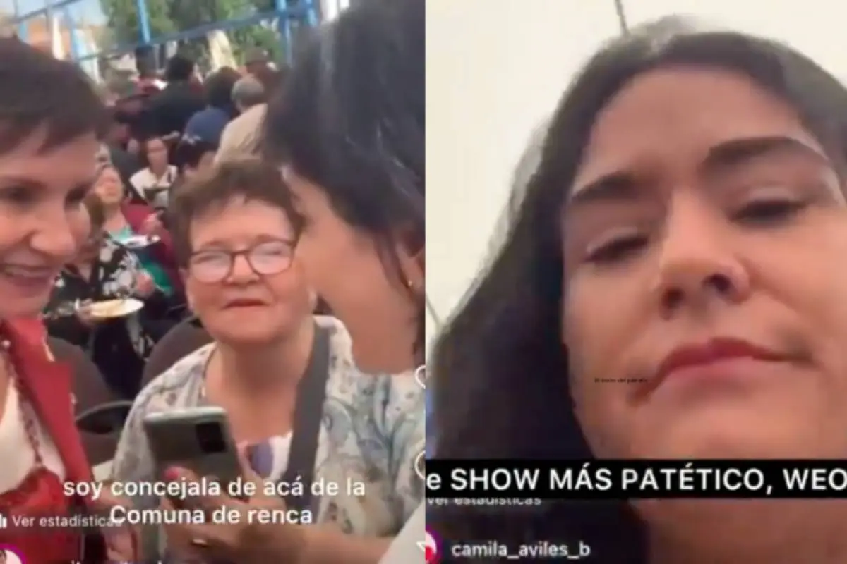 captura de Tiktok de Carolina Tohá y concejala de Renca