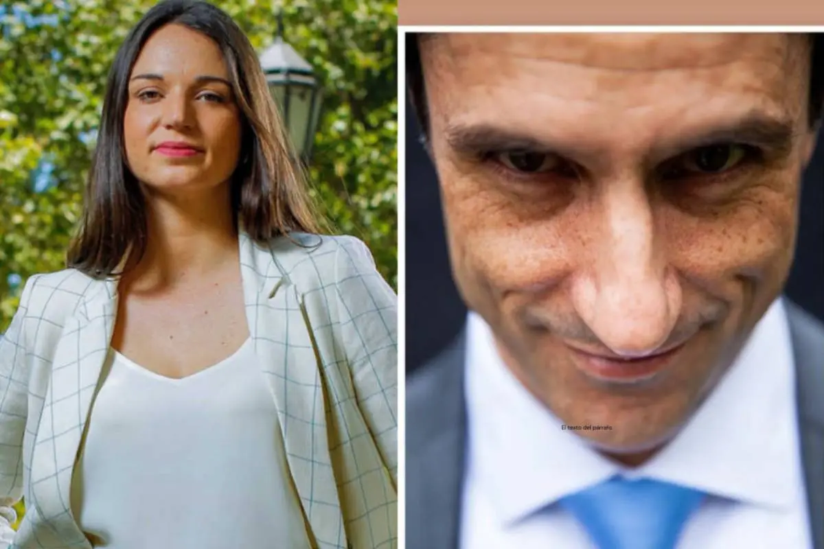 rostro de Irina Karamanos y de sus historias de Instagram