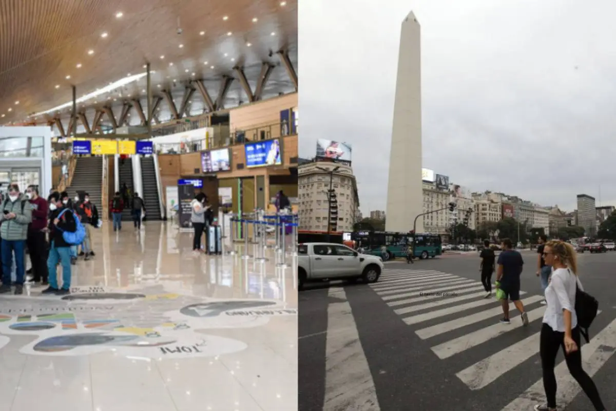 aeropuerto Carriel Sur y obelisco en Buenos Aires
