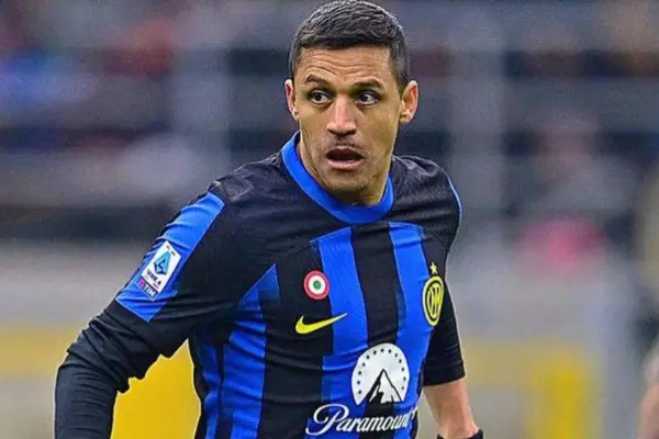 rostro de Alexis Sánchez en el Inter de Milán
