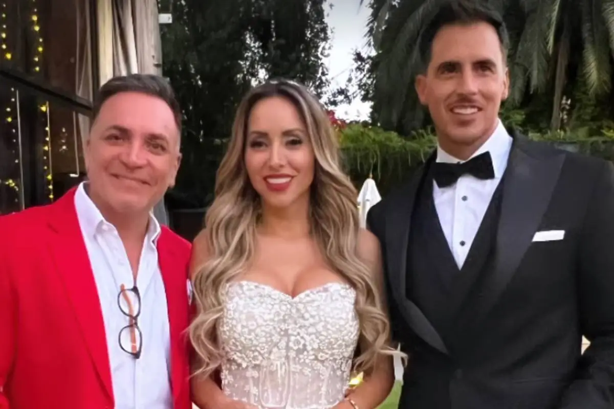 Luis Jara en matrimonio de Marité Matus y Camilo Huerta