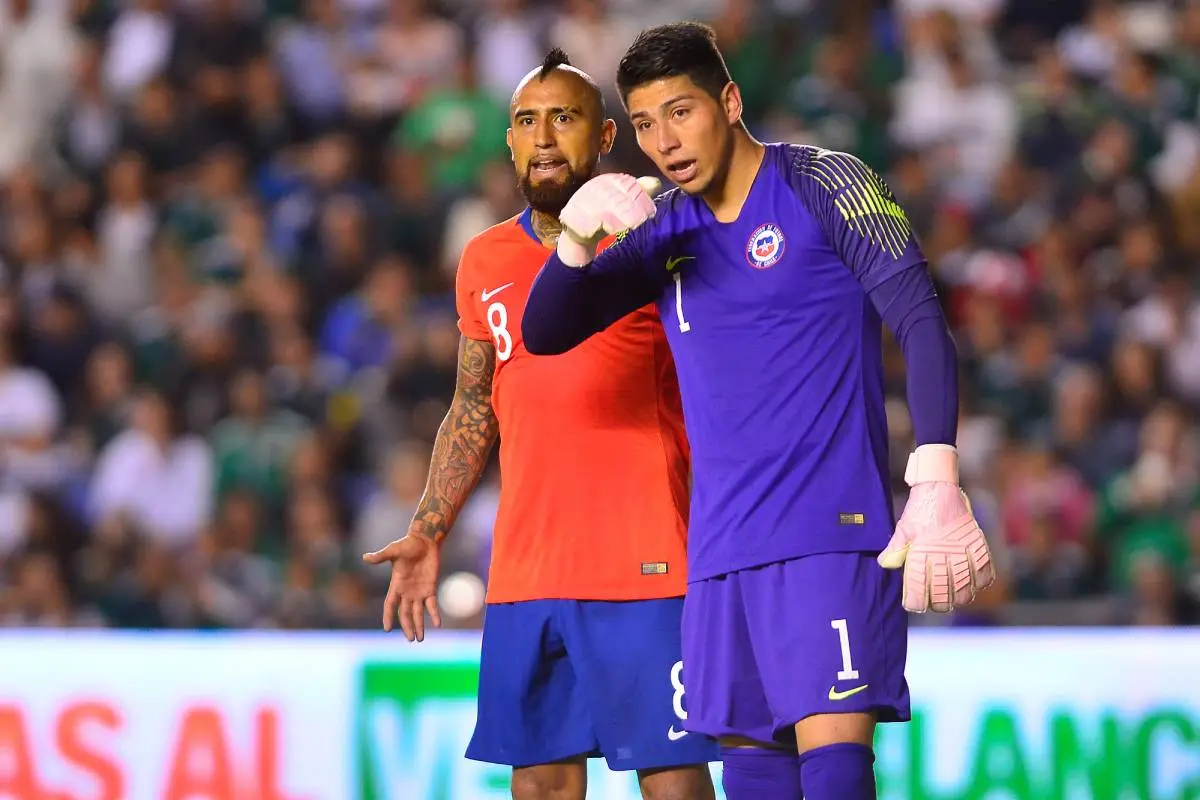 Arturo Vidal y Brayan Cortés