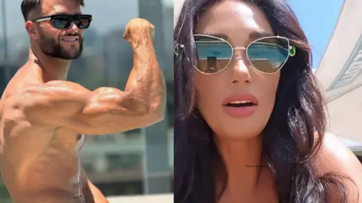 Pamela Díaz y Fabio Agostini