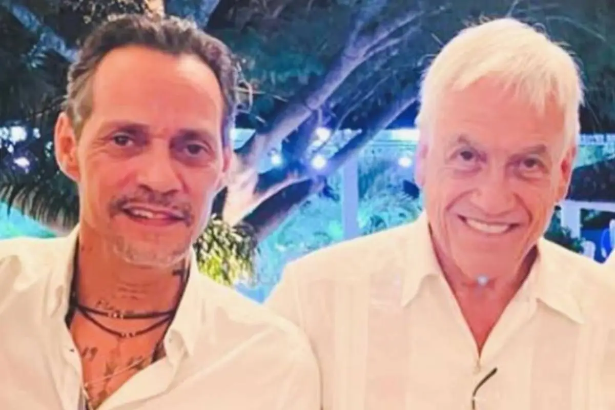 Sebastián Piñera y Marc Anthony