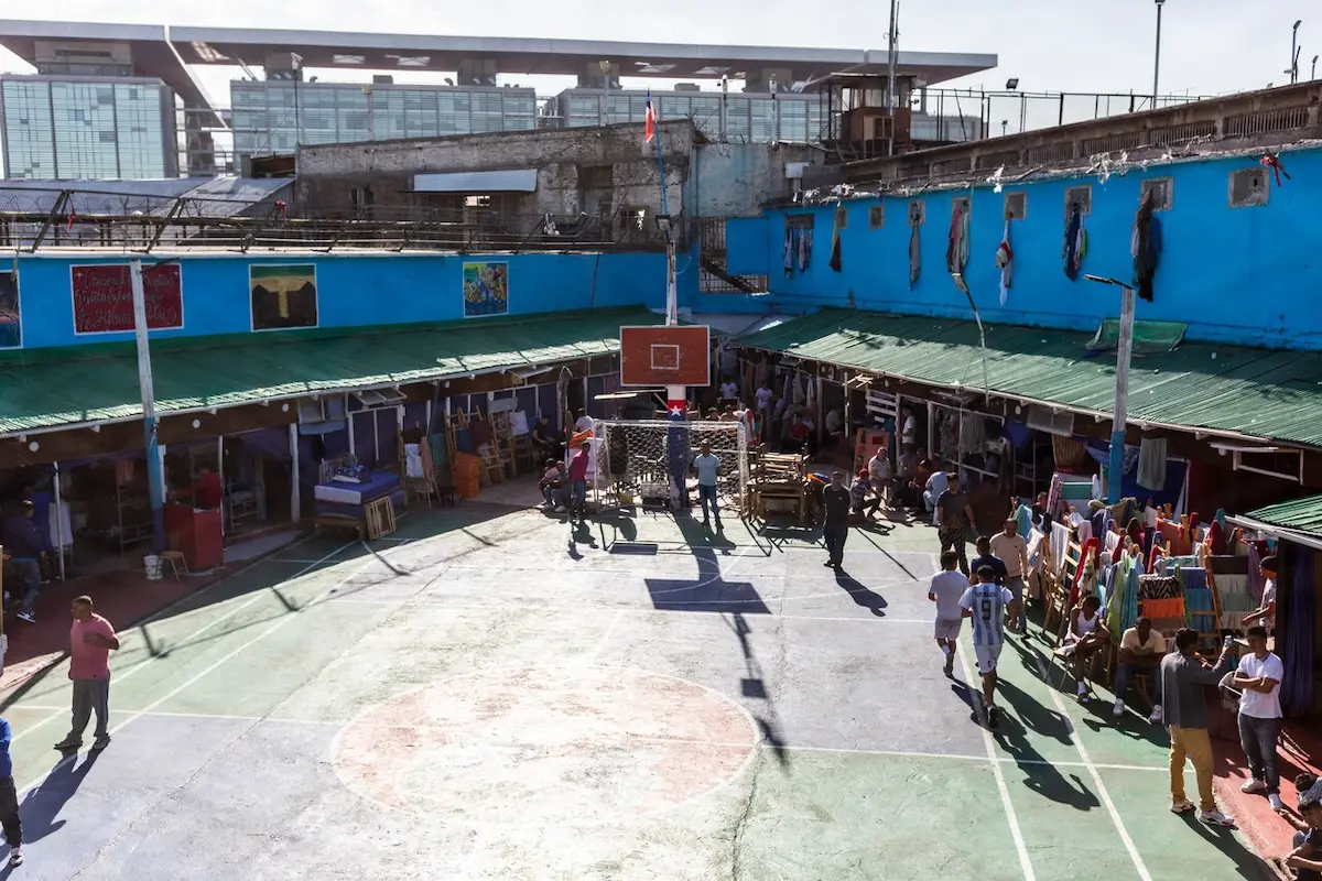 vista de cárcel Santiago 1