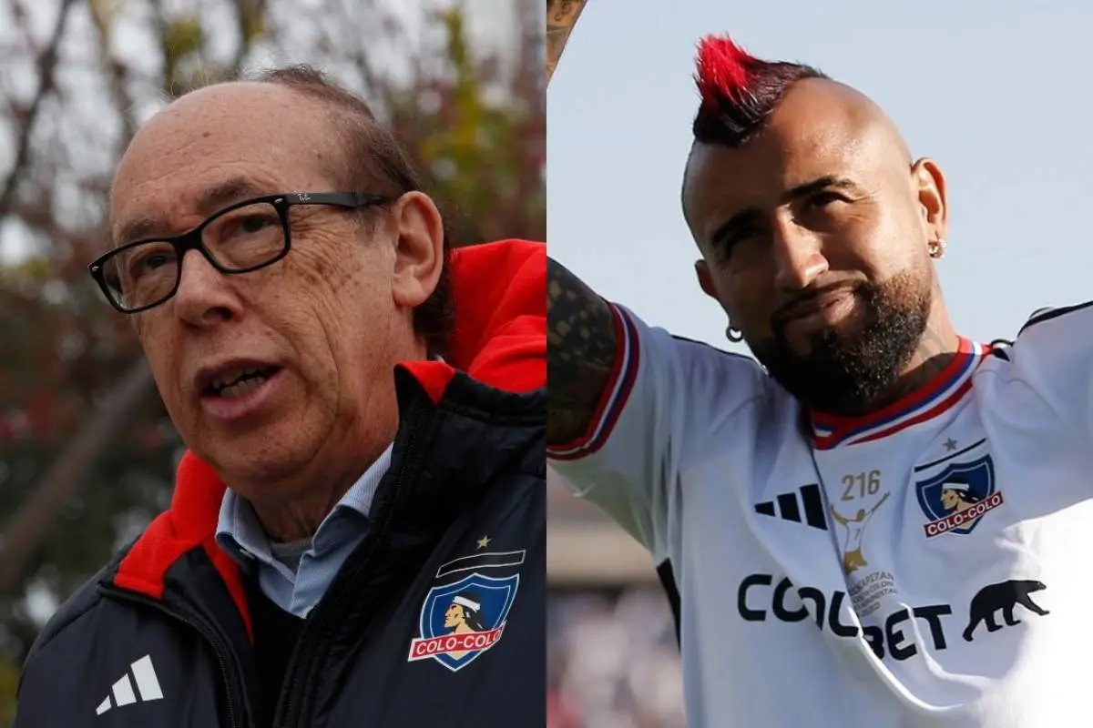 Alfredo Stohwing y Arturo Vidal