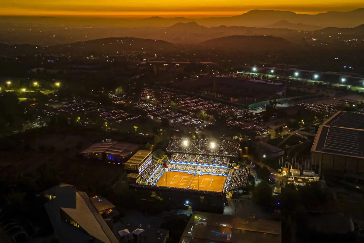 Vista court central ATP Santiago, ATP Tour