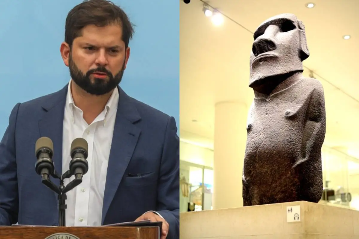 Boric pide que los ingleses devuelvan el moai, Redes sociales