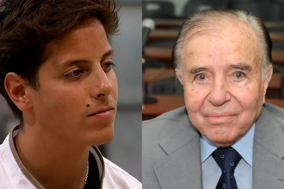 Máximo Bolocco y Carlos Menem, redes sociales