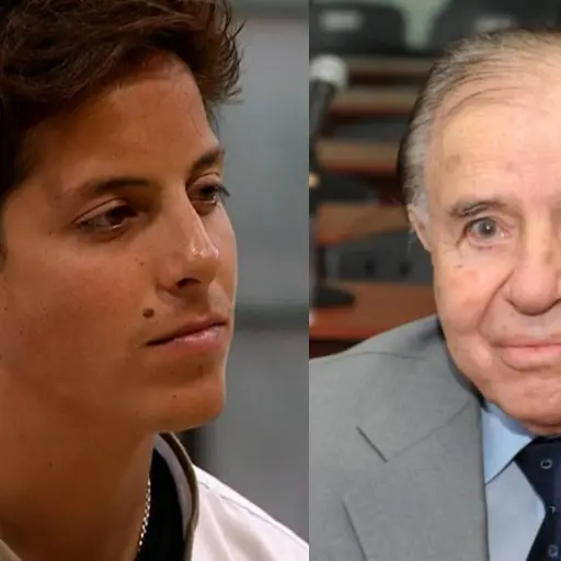 Máximo Bolocco y Carlos Menem ,redes sociales