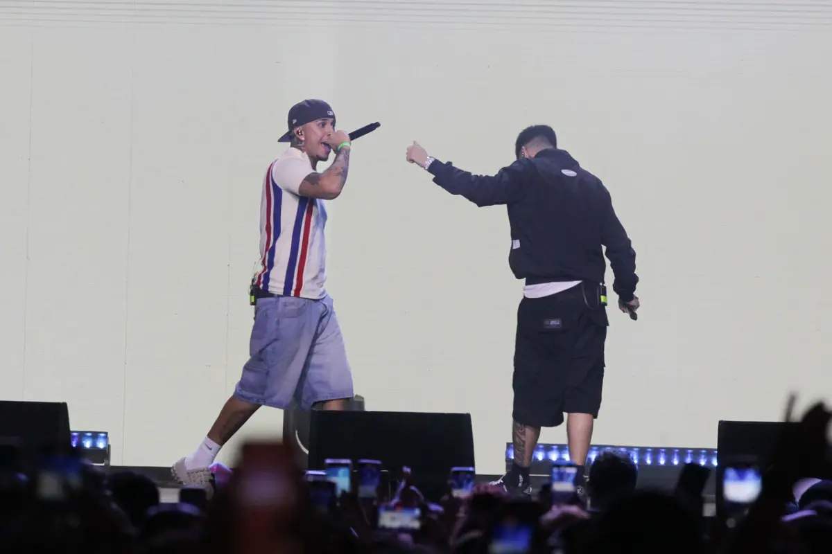 Kidd Voodoo junto a Young Cister, Agencia Uno