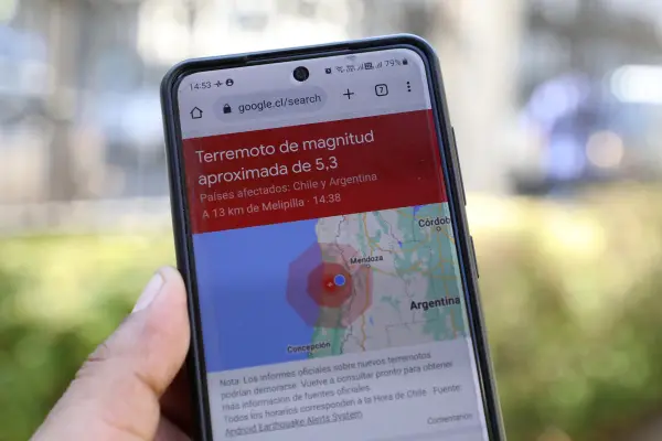 Alerta de terremoto ,Agencia Uno