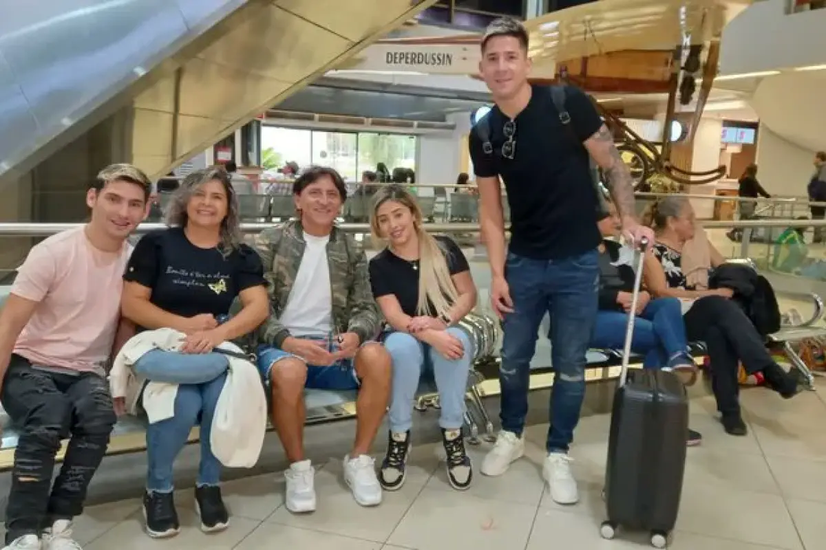 Guillermo Paiva se despidió de su familia en Luque., Instagram