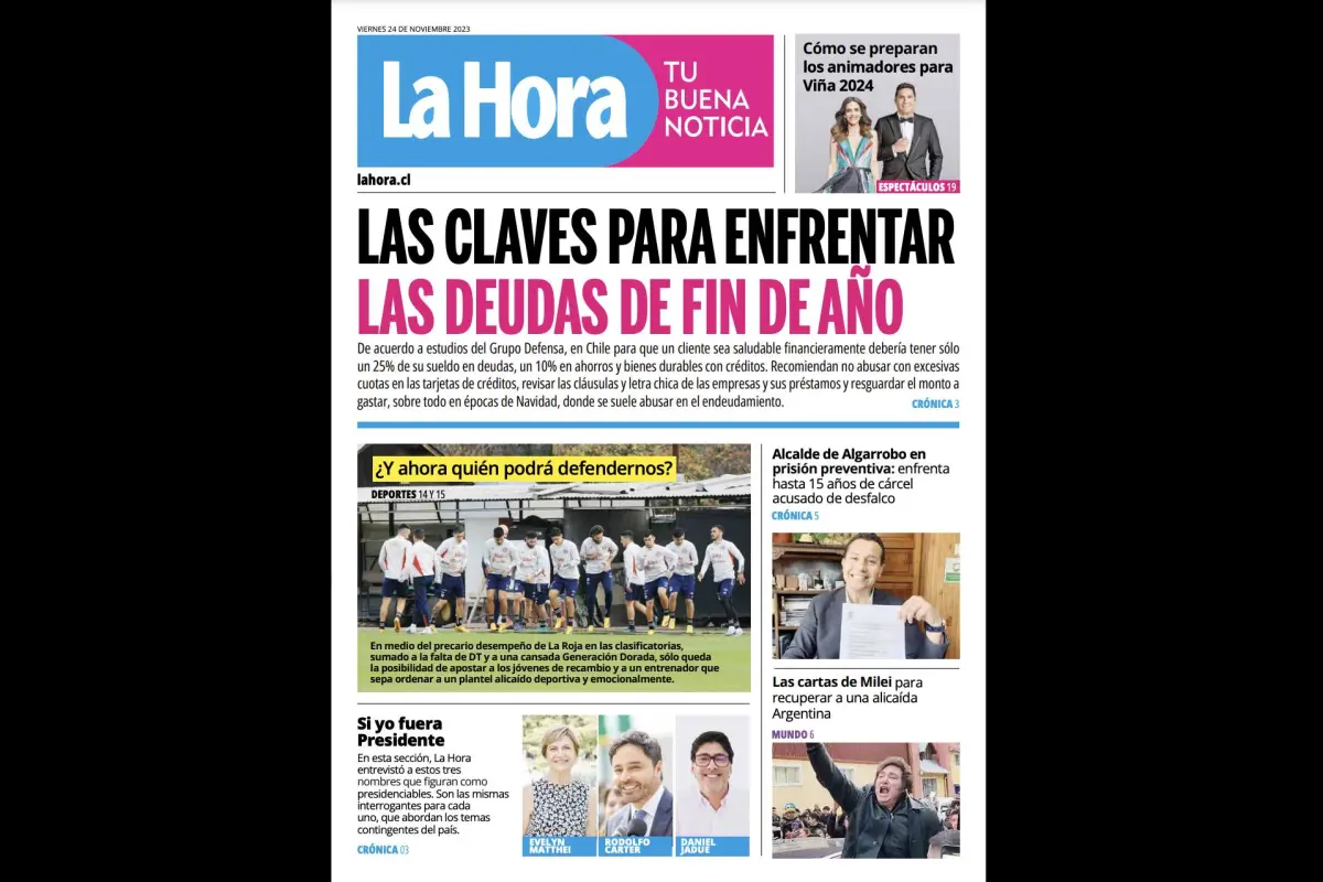 Papel digital noviembre 2023, La Hora