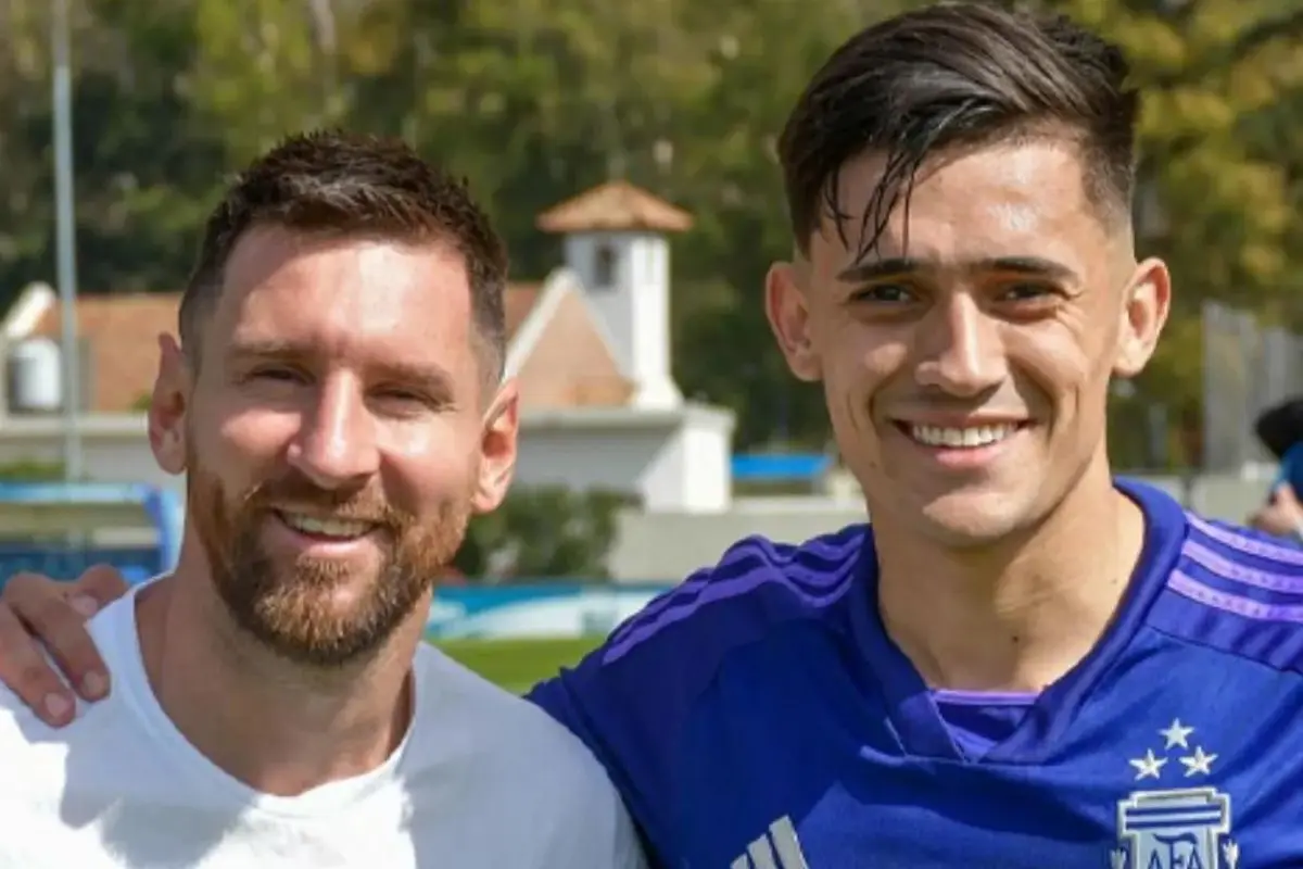 Messi y Solari juntos en la selección argentina, Instagram