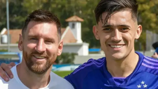 Messi y Solari juntos en la selección argentina, Instagram
