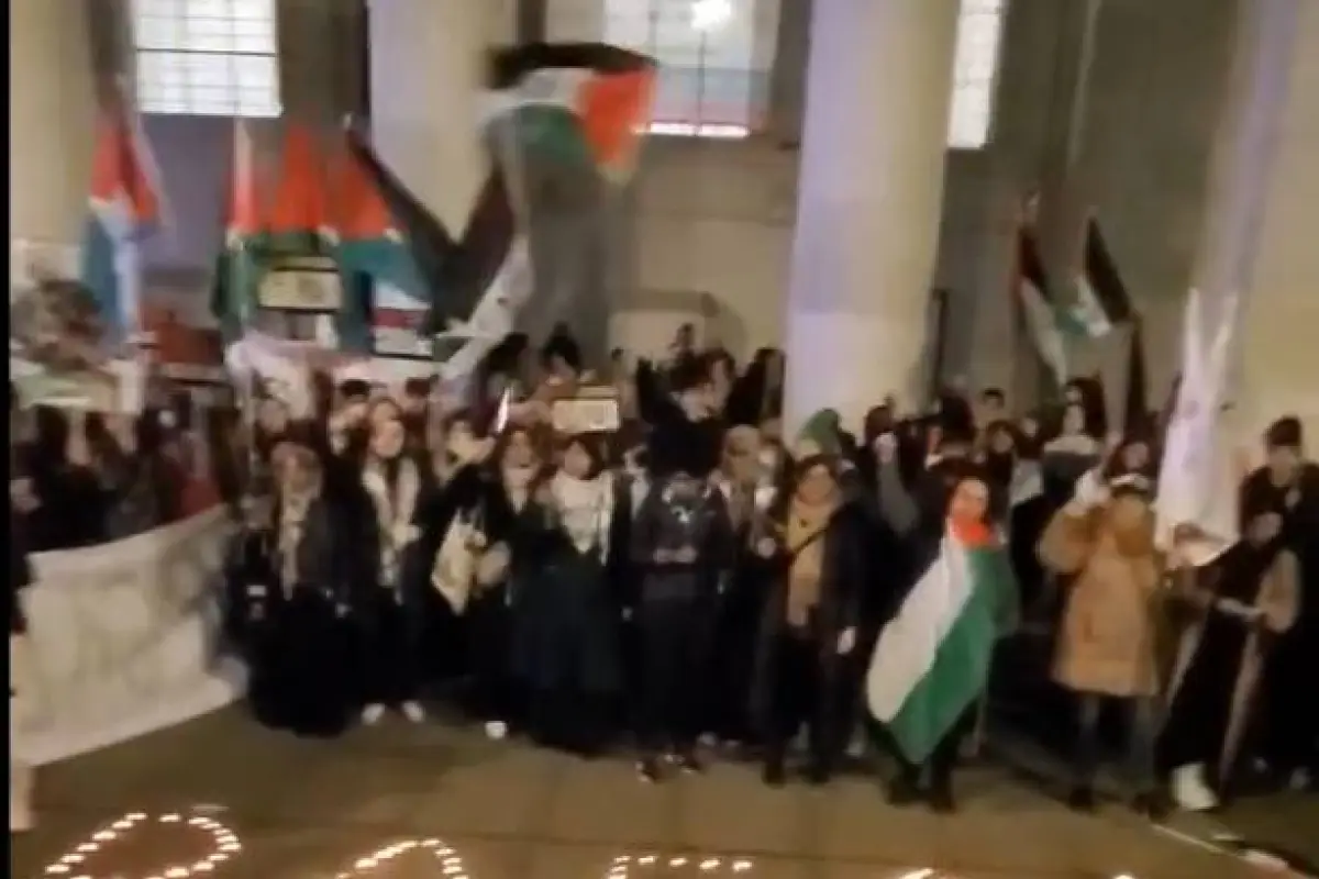 Manifestación en Manchester por Rafah y Palestina, Redes Sociales