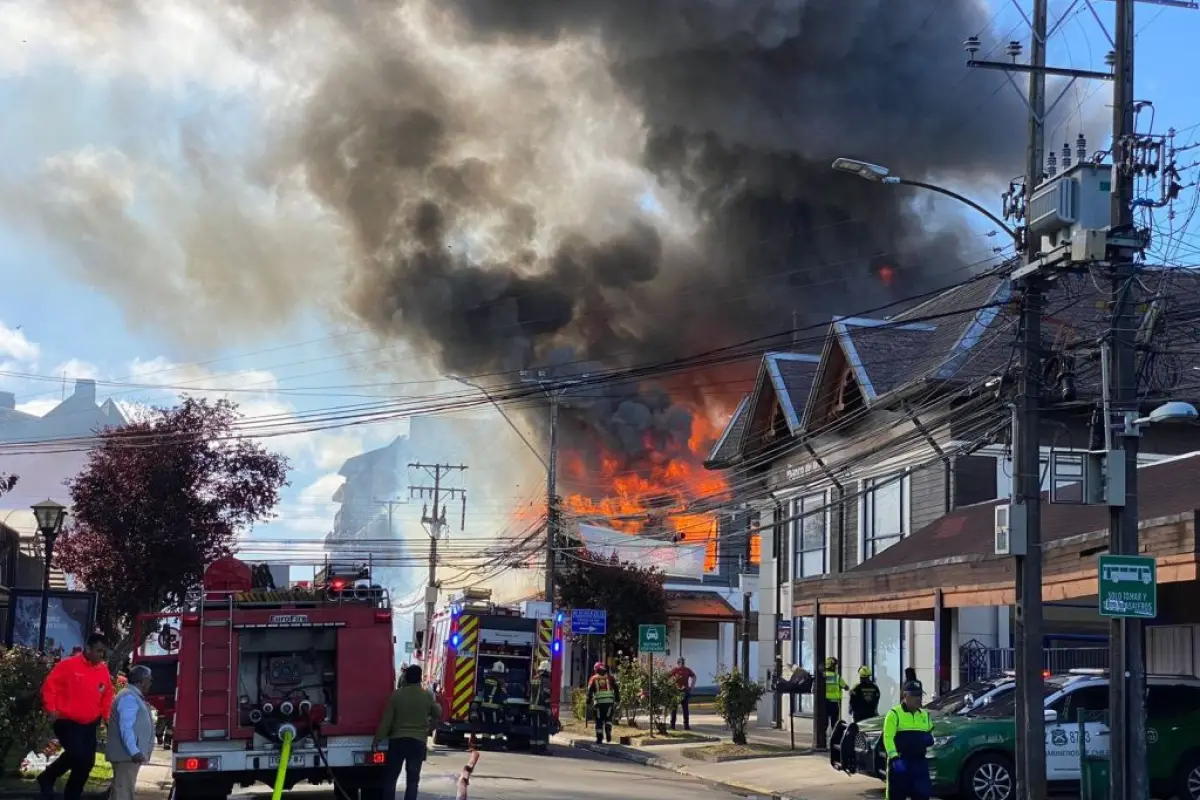 Incendio Puerto Varas, Redes sociales