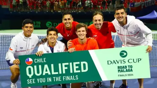 Tabilo con Jarry compartieron en el equipo de Copa Davis, Instagram @federaciondetenis