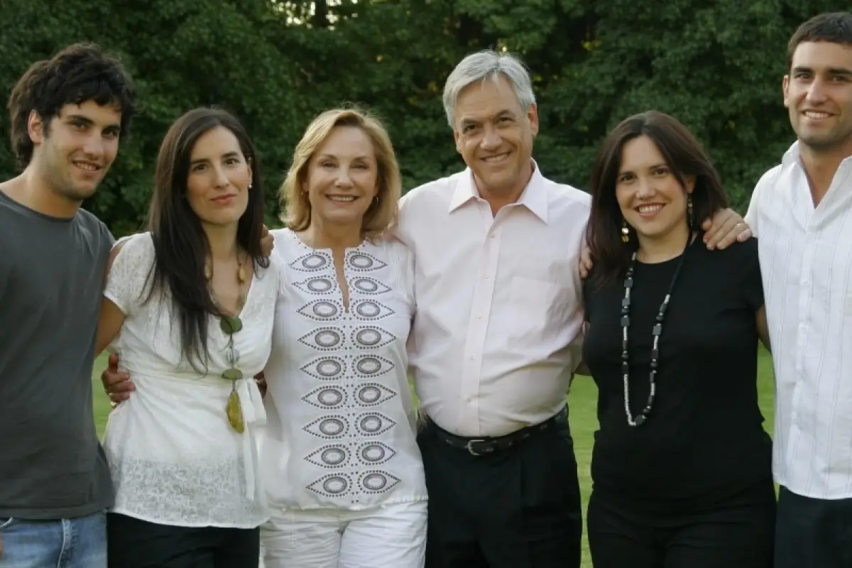 Sebastián Piñera y su familia, redes sociales 