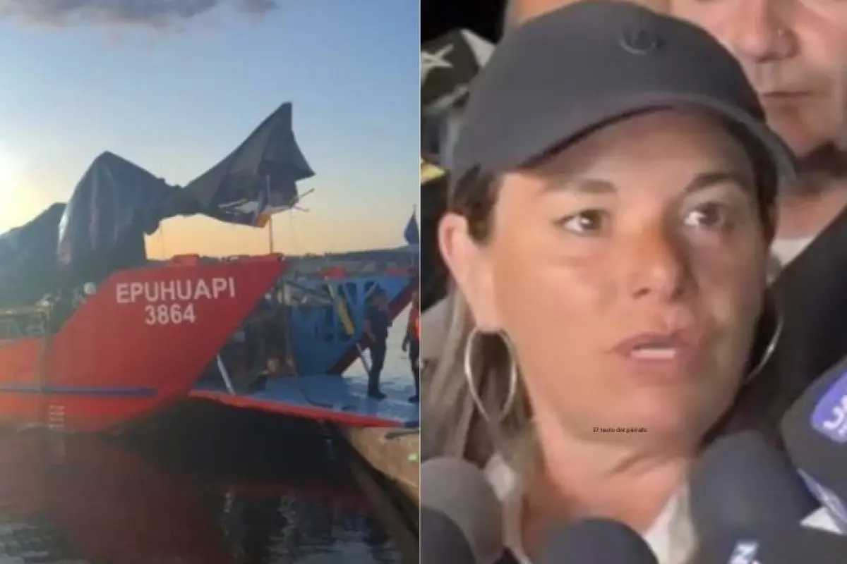 Helicóptero de Sebastián Piñera capotado en Lago Ranco