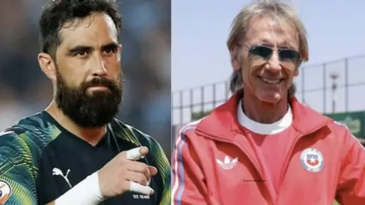 Claudio Bravo y Ricardo Gareca