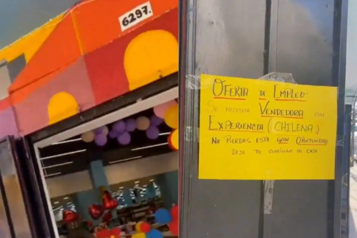 Venezolano funa local comercial , Captura de redes sociales