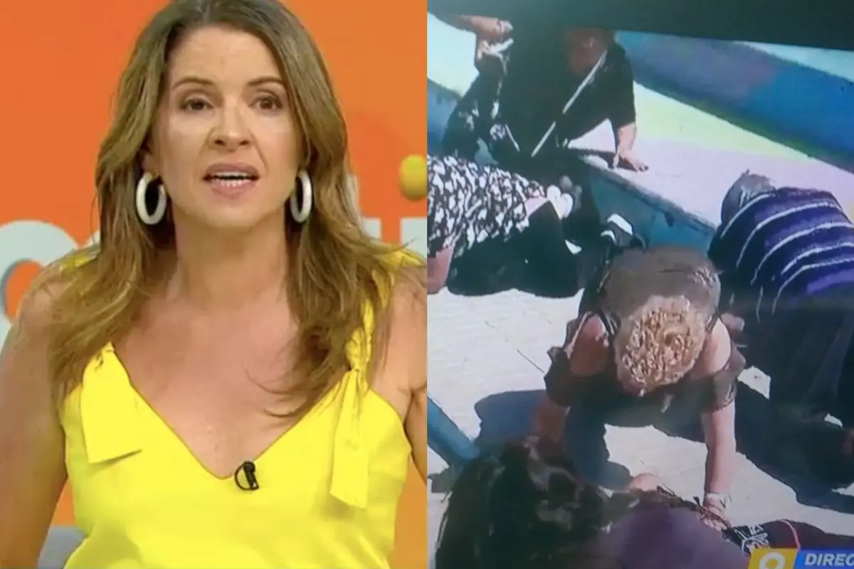 El simulacro fue transmitido en los distintos matinales, Captura