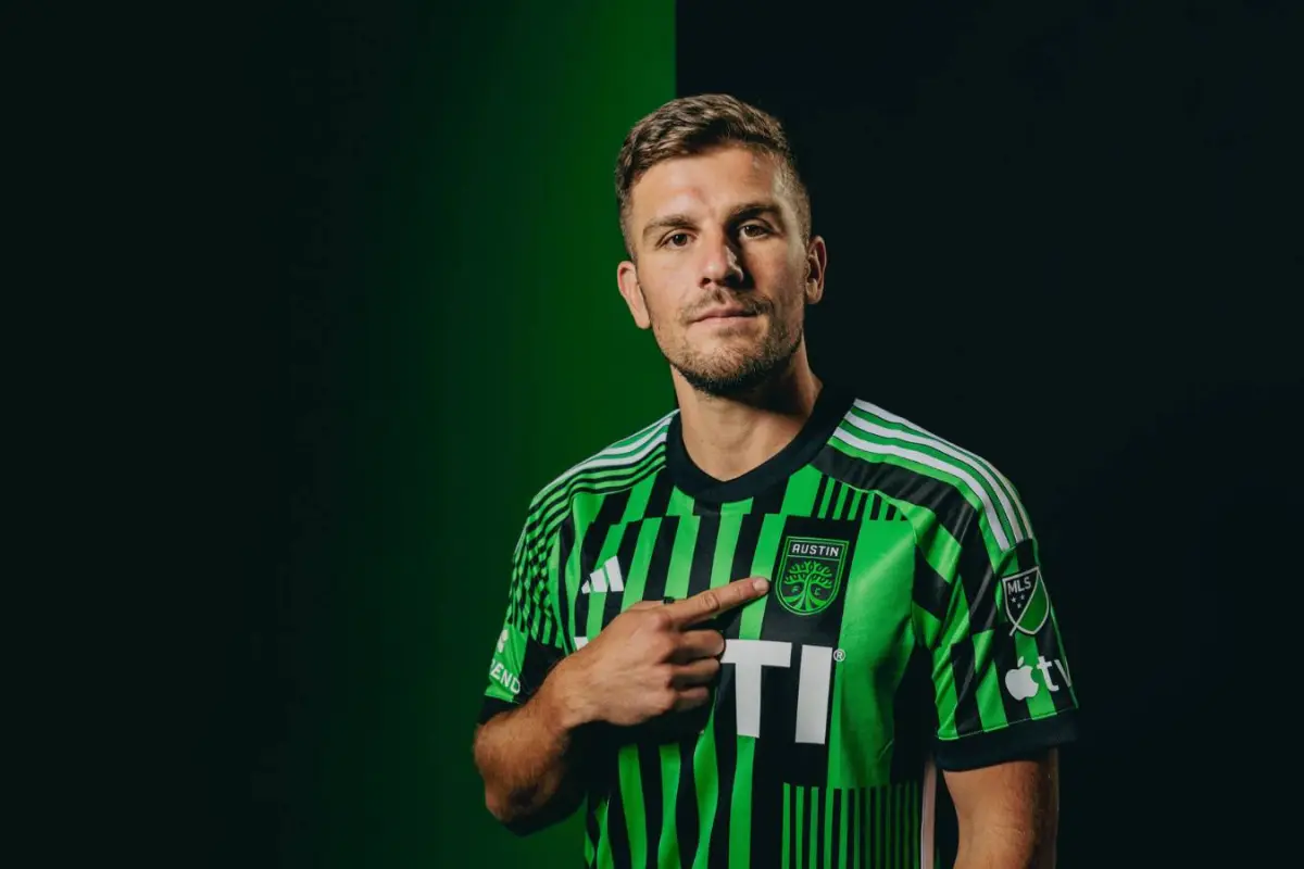 Diego Rubio en su nuevo club, Austin FC