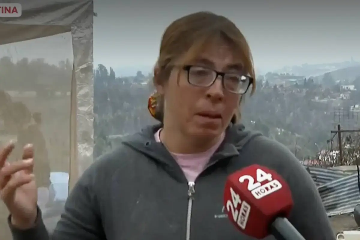 damnificada de incendio en Quilpué