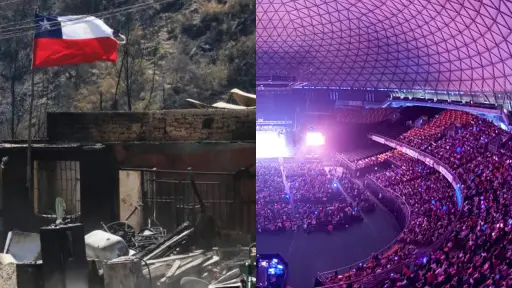 Cruzada solidaria en el Movistar Arena, redes sociales