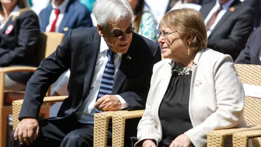 Piñera y Bachelet, Agencia Uno