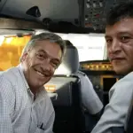 Claudio Borghi y Sebastián Piñera