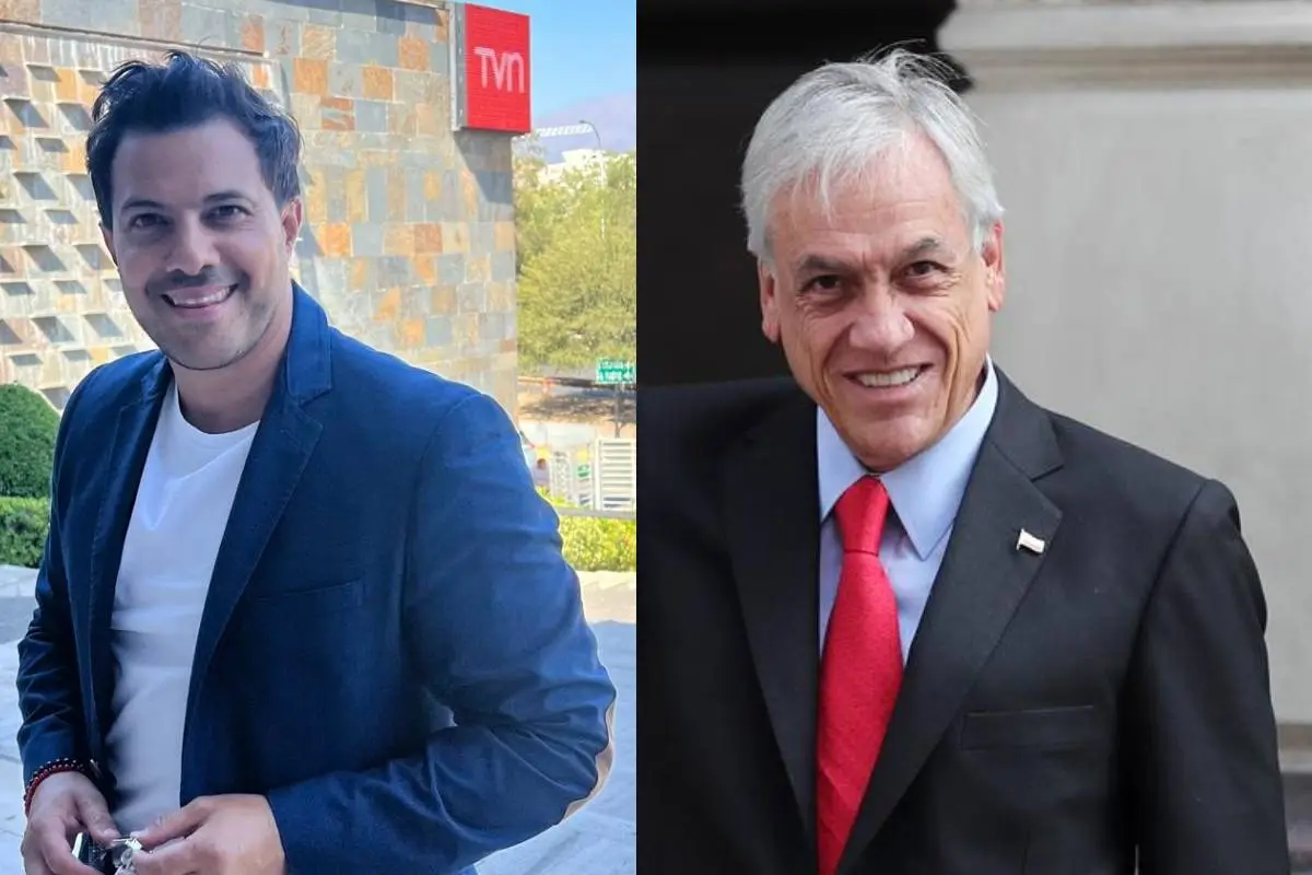 Simón Oliveros y Sebastián Piñera, redes sociales 