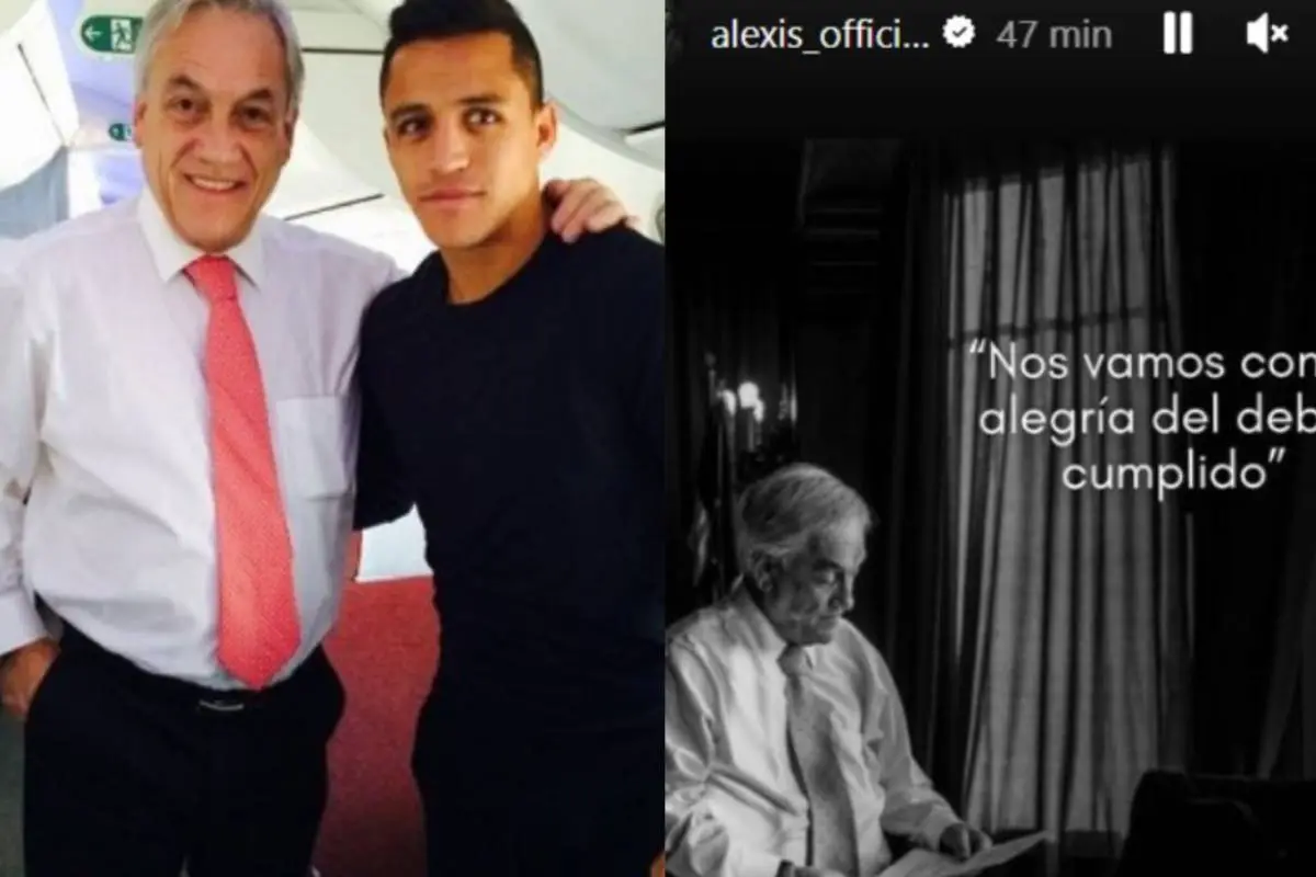 Homenaje de Alexis a Piñera, Captura de redes sociales