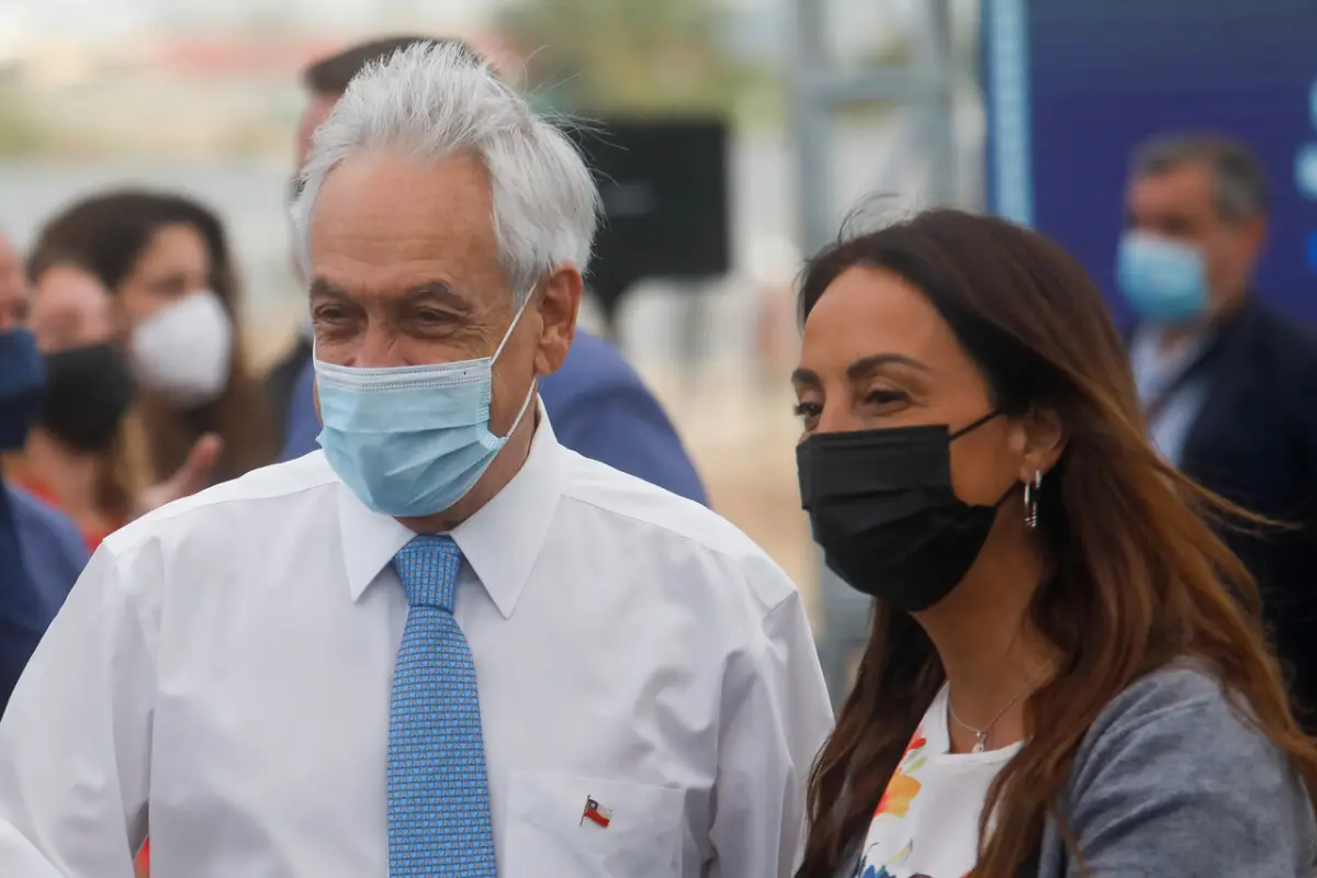 Sebastián Piñera y Cecilia Pérez en pandemia, Agencia Uno