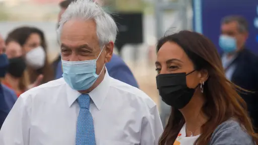 Sebastián Piñera y Cecilia Pérez en pandemia, Agencia Uno