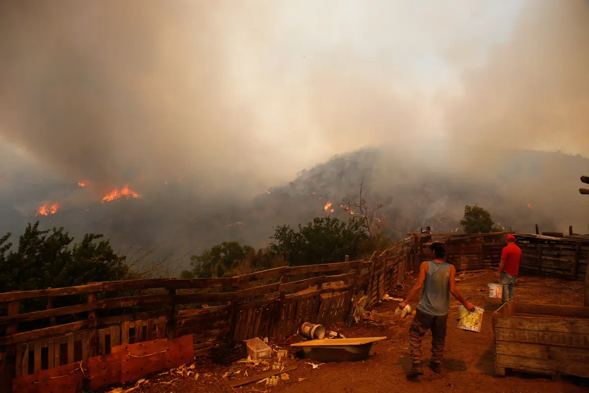 Incendio en Quilpué, Agencia Uno