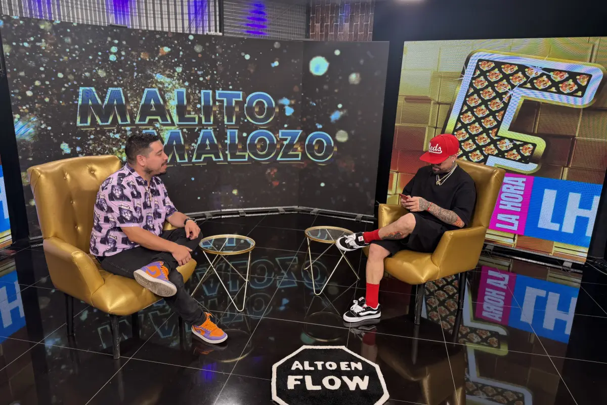 Don Lota conversó con Malito Malozo en Flow La Hora, Sebastián Ñanco